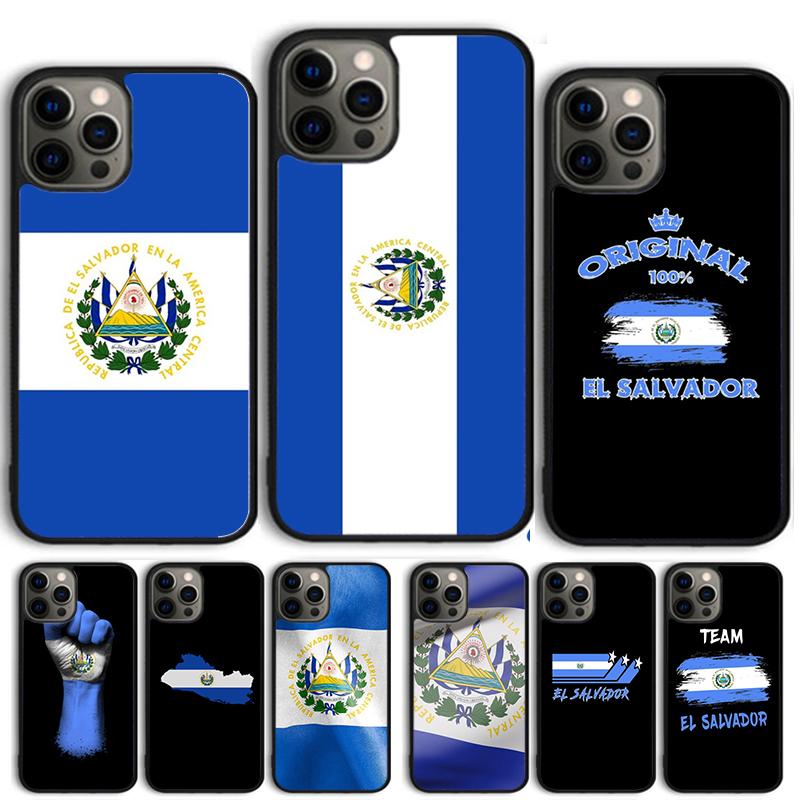 El Salvador National Flag Phone Case For iPhone 17 Air 16 15 14 11 12 13 Pro MAX Plus Cover Shell Coque