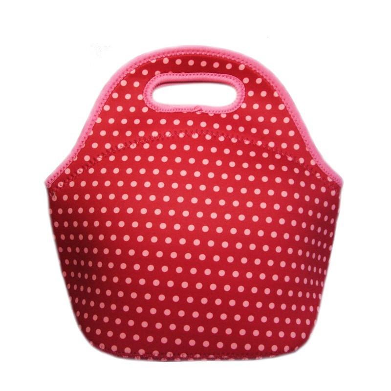 Neoprene Portable Lunch Bag Thermal Insulated Bento Box Tote Cooler Pouch Dinner Container Picnic Kid School Food Storage Bags