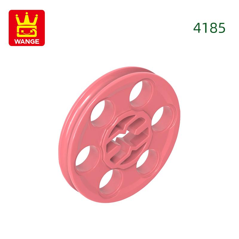 

125Pcs/lot 4185 Wedge Belt Tire Wheel Pulley Block Moc Color Accessories Compatible with Brick DIY Children s Toy Assembly about 125pcs