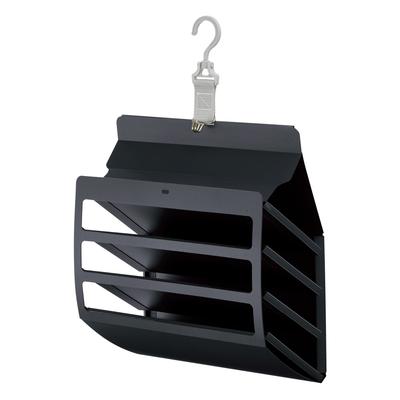 KOKUYO Kieszeń do szybkiego dostępu i wyjmowania dokumentów i 3 katalogi do montażu na ścianie, kieszenie, czarne, F-KPL30-2