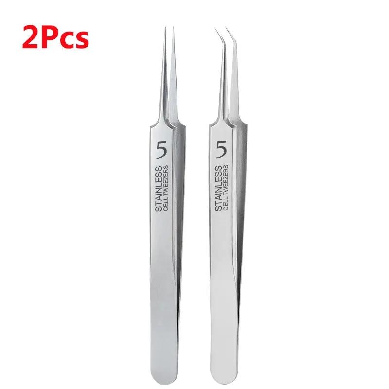 German Ultra-fine No. 5 Cell Pimples Blackhead Clip Tweezers Beauty Salon Special Scraping & Closing Artifact Acne Needle Tool