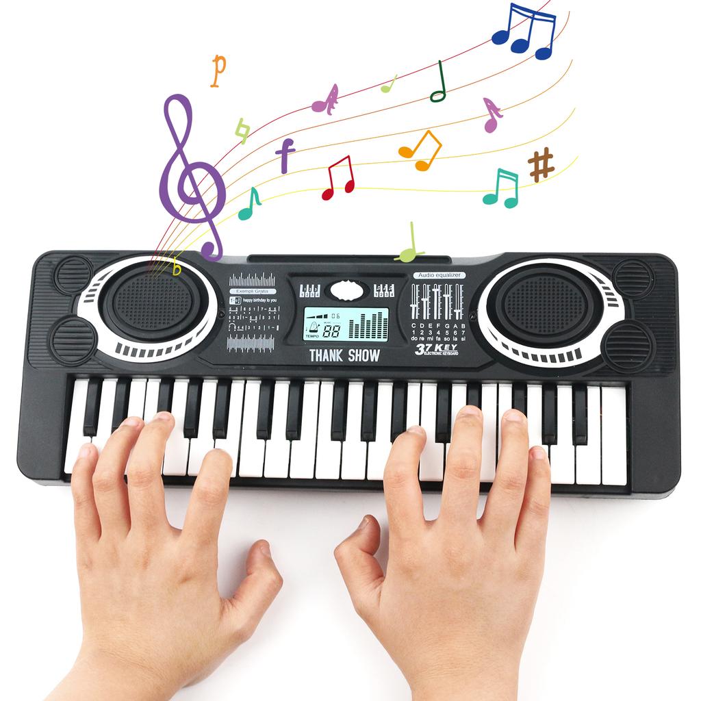 37 Key Children's Electronic Keyboard Beginner's Entry, Multifunctional Playable Small Piano Toy