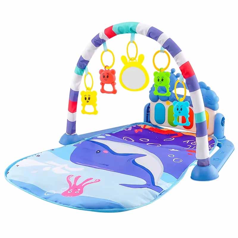 Baby Activity Gym Rack Early Education 0-36 Months Toy Gifts Musical Newborn Piano Keyboard Crawling Blanket Pedal Play Mat