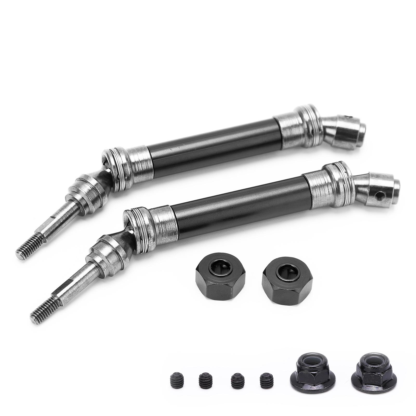 

Detachable Front Drive Shaft Assembly for Traxxas Slash Rustler Vxl 4x4 4wd 110 RC CarBlack