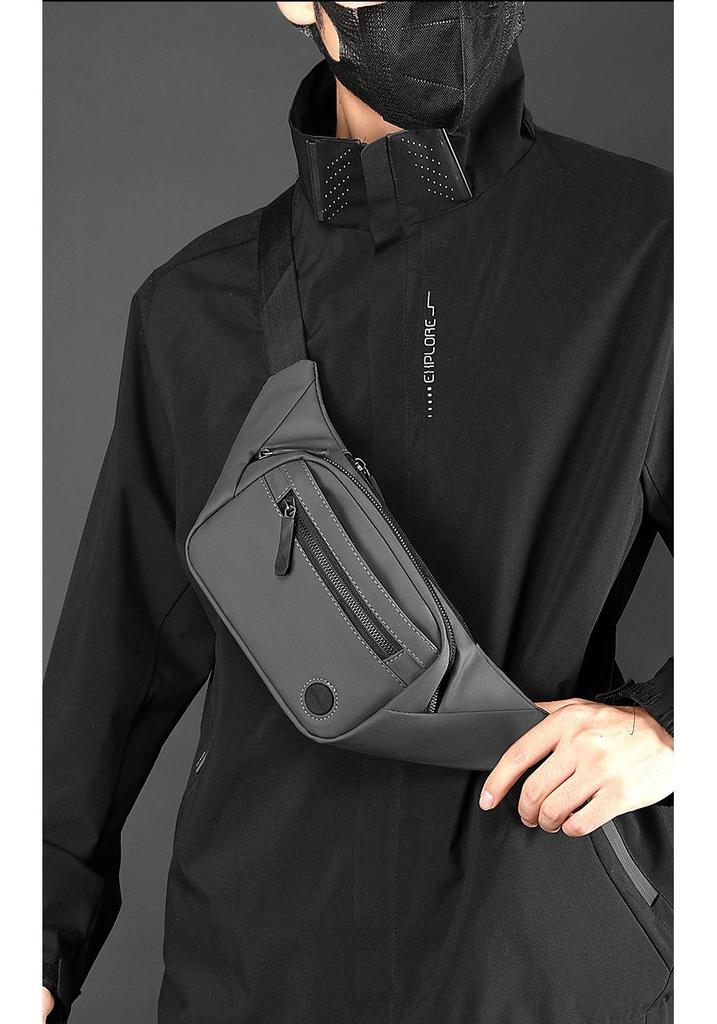 Men's Multi-Purpose Outdoor Waist Bag – Casual Travel Crossbody Sling Bag
