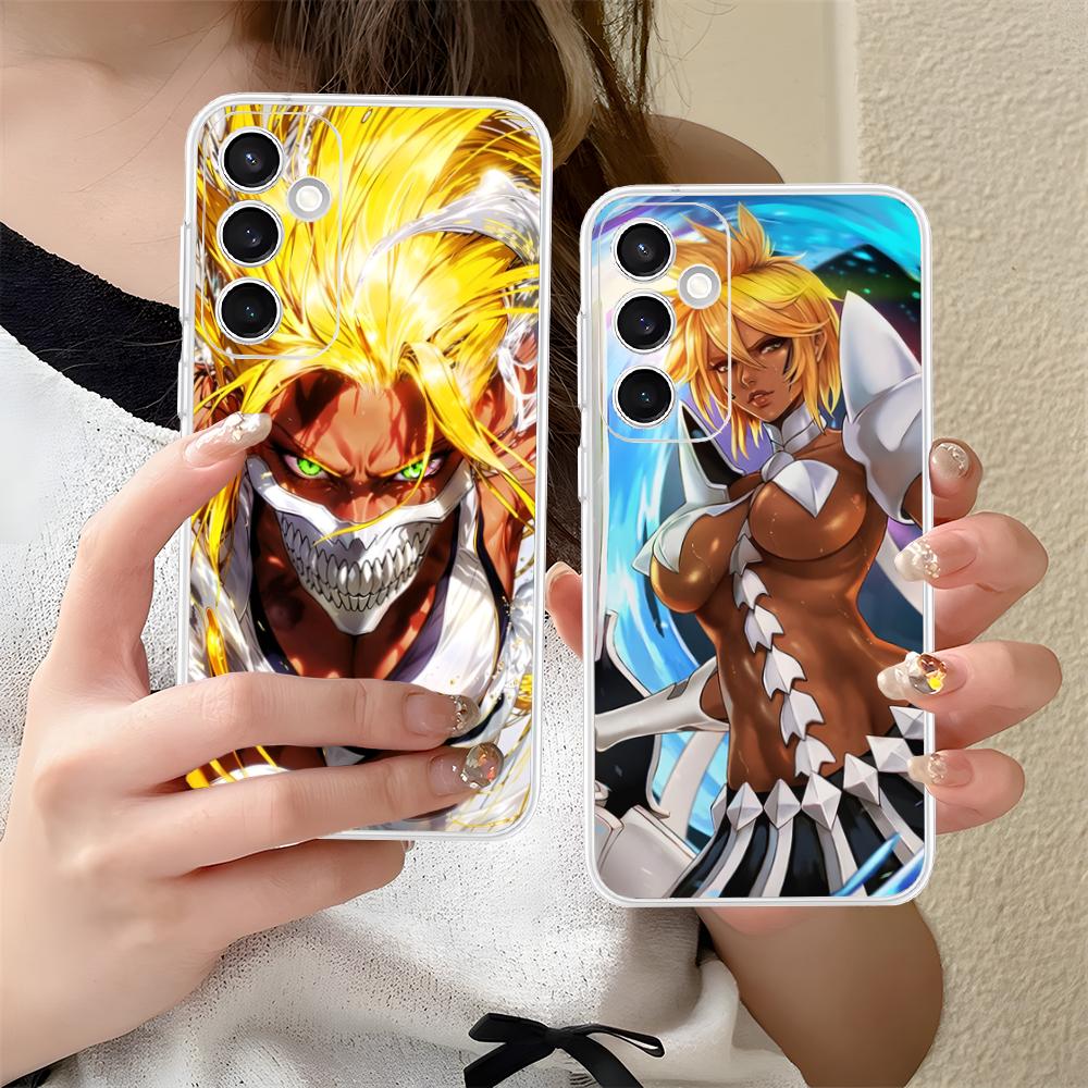 Bleach Tier Harribel Cell Phone Case for Samsung Galaxy S25 S24 S23 S22 S21Plus FE Ultra Clear Colorful Cover Pretty Cover