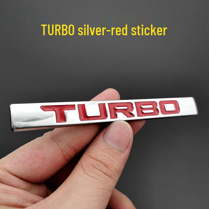Turbo Emblem Sport Fender & Rear Car Sticker