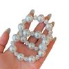 Celebrity Style Expensive Beads Flash Diamond Hair Band High-End Light Luxury Bracelet Hair Rope Dual-Purpose