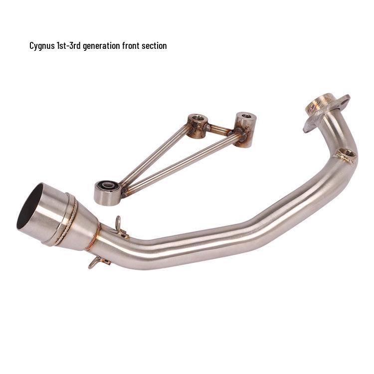 Stainless Steel Front Exhaust Pipe for Cygnus BWS R X Motorcycle Generations 1-3