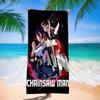 C-Chainsaw M-Man Microfiber Printed Beach Towel Mountain Climbing Yoga Beach Swimming Running Absorbent Soft Towel