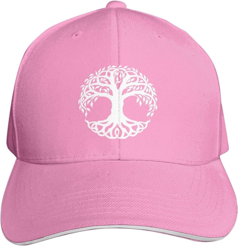 Celtic Tree of Life Baseball Cap Polyester Adjustable Curved Brim Casual Dad Hat for Adults