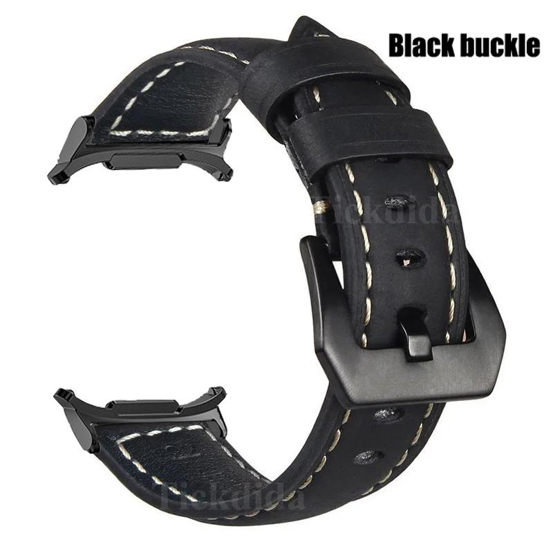 

Высококачественный ремешок из натуральной кожи для Samsung Galaxy Watch Ultra Band, винтажный матовый ремешок для часов Ultra 47 мм, аксессуары Galaxy Watch Ultra