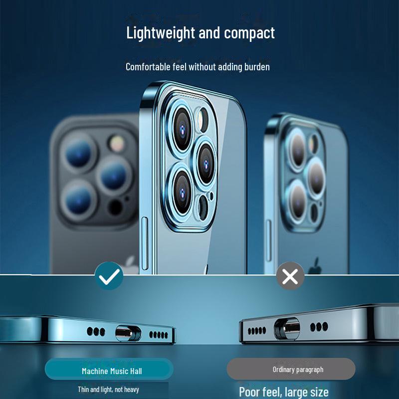 Apple 14 Pro Max Transparent Anti-Fall Protective Case