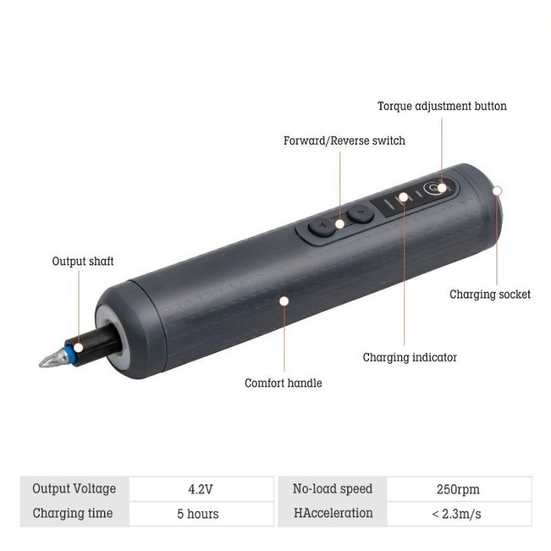 USB Electric Screwdriver Kit 39pcs a set Handheld Mini power Drill
