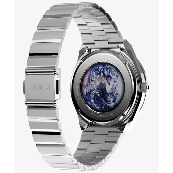 TIMEX Q X NASA Collaboration Wristwatch Quartz Analog Watch 50m Water Resistant Apollo 17 TW2Y56700