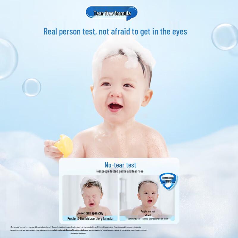 Safeguard Kids' Milk Scented Bubble Wash