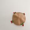 Sweet Cherry Baby Girls Beret Hat Autumn Winter Knitted Baby Boys Cap Beanies Soft Children Artist Painter Cap