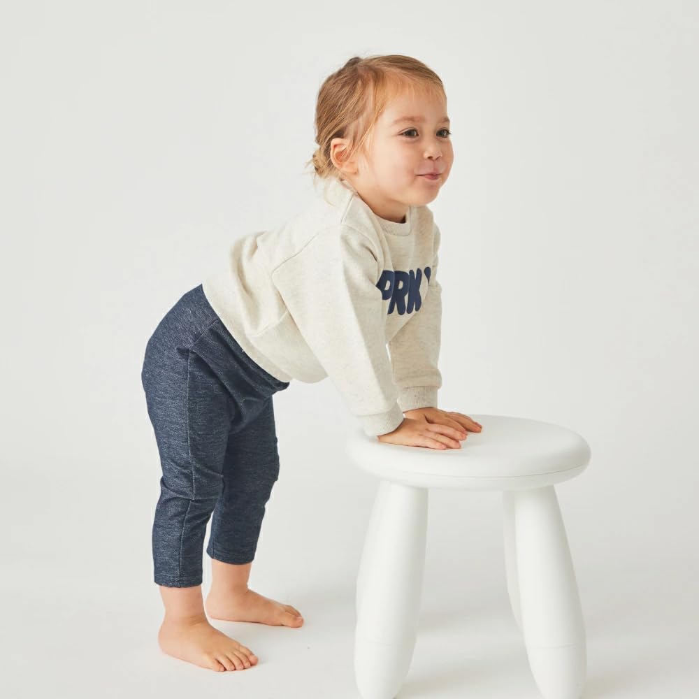 Monkey Pants Baby Children Girls Boys Spats Long Pants 80 Navy Denim Style Stretch Pants Autumn Clothes Winter Clothes Kindergarten Children Unisex