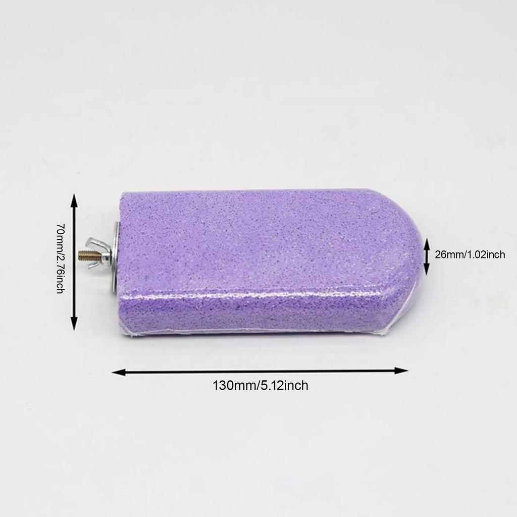Parrot Stand Bird Perch Platform Foot Claws Trimmer Beak Grinding Stone for Lovebirds Trimming Cockatoo Bird Nail Trims Conures
