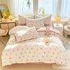 Floral Style Duvet Cover Sets Single/Queen/King Soft Washed Cotton Bed Cover Sets 240x220 Bedding Sets