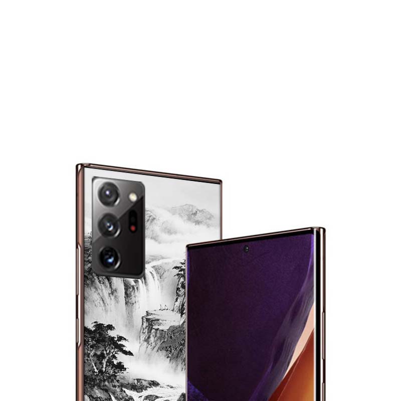 Chinese Style ink Painting Art Phone Case for Samsung A55 A35 A25 A15 A07 A05S A16 A17 A26 A36 A37 A56 A57 Galaxy Note 20 10 A50