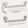 Plastic Material Wall Mounted Towel Rack With Hooks Hand Towel Holder  Shower