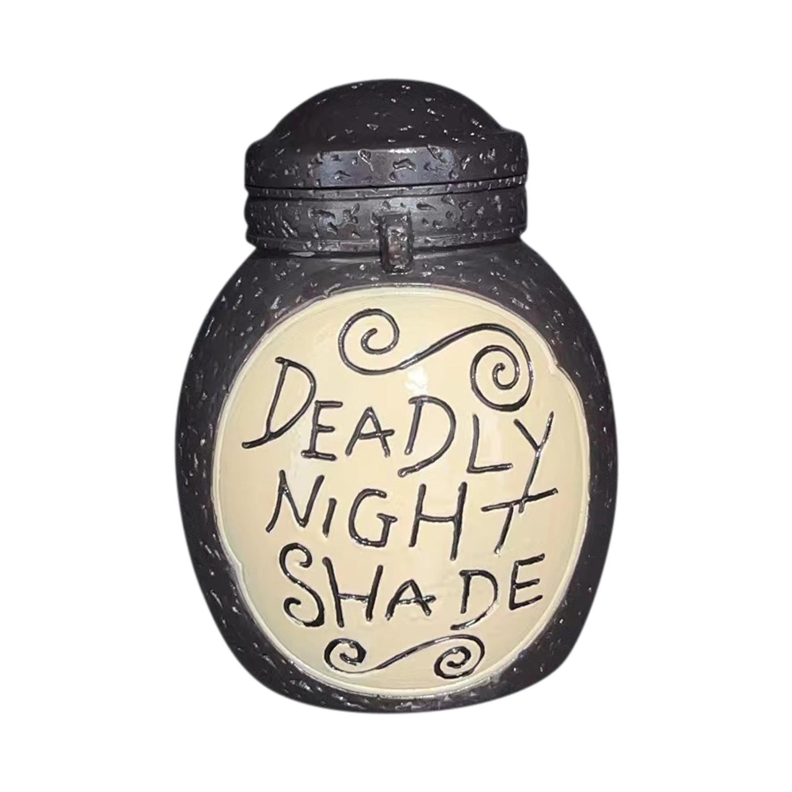 

Керамическая свеча в банке «Смертельный паслен перед Рождеством» с ароматом жасмина и временем горения 30 часов One Size