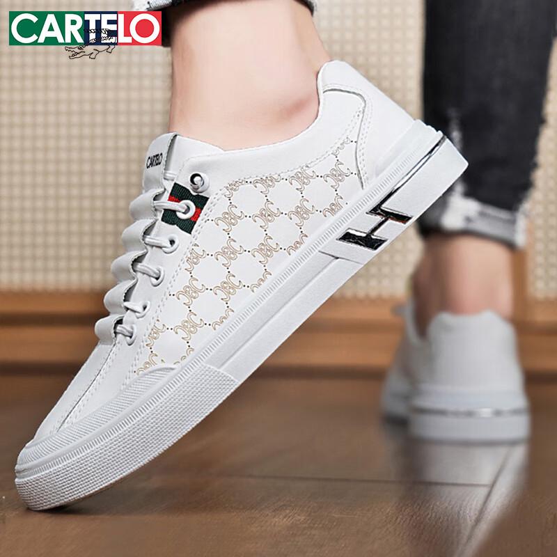 CARTELO Klassische Herren-Freizeitsneakers mit niedrigem Schaft