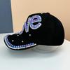 New Spring and Summer Diamond-set Casual Face Small Baseball Cap Women's Fashion Cap with Diamond