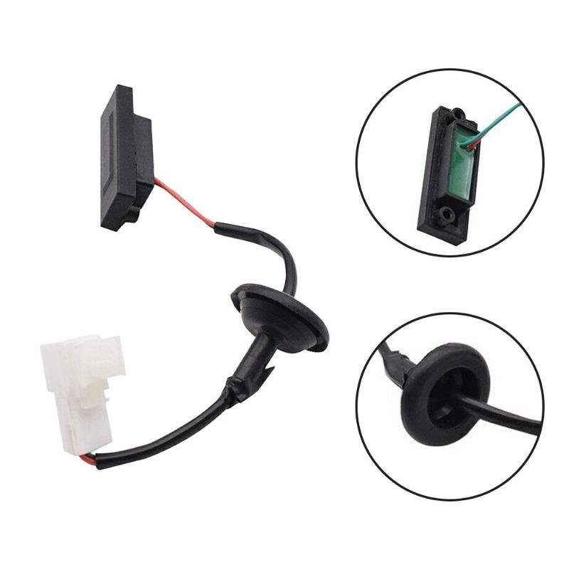 1x 81260-B4000 Car Trunk Lid Lock Release Switch ABS Black Boot Release Handle Tailgate Open Button For Hyundai I10 2013-