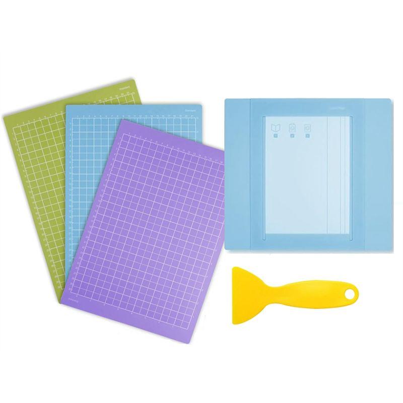 

ABUL-5Pcs Cutting Mats Set For Joy Xtra, 8.5X12inch (Standard Grip, Strong Grip, Light Grip) And Card Mat 4.75X6.65In