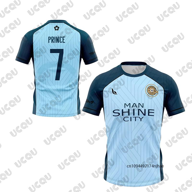 

2026 Літній Blue Lock NAGI Man Shine City Футболка Японське аніме Косплей Футбольна форма Чоловіча футболка Повсякденний Дитячі/Дорослі Топи 3XL