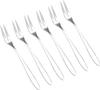 6/12Pcs Professional Escargot Forks, Mini Forks for Oyster and Shellfish, Appetizers Tasting Forks, Cocktail Fruit Forks