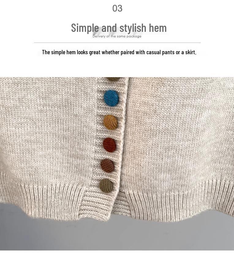 2025 Women’s Knitted V-Neck Cardigan Vest - Sleeveless, Loose Fit for Spring & Autumn