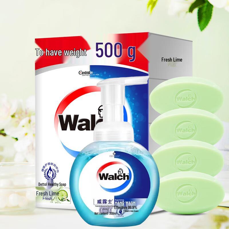 Walch Healthy Care Hand Wash & Lime Soap Value Pack