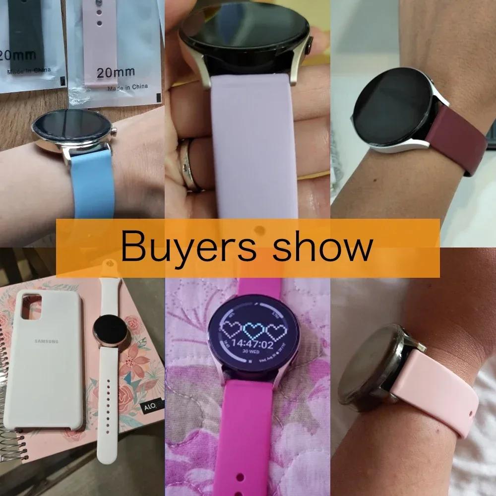 20mm 22mm Strap For Samsung Galaxy Watch 4/5/6/pro/Classic/Active 2/Gear S3 44mm 40mm 46mm Bracelet Correa HUAWEI GT 2/2E/3 Band