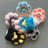 Built-in Whistle Fursuit Paw Gloves, Cosplay Furry Claw Gloves Decompression Toys for Adult Costume Halloween Party