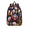 Mona The Vampire Anime Teenage Backpack Lightweight Student Hiking Travel  Daypack for Men Women Laptop Canvas Bags