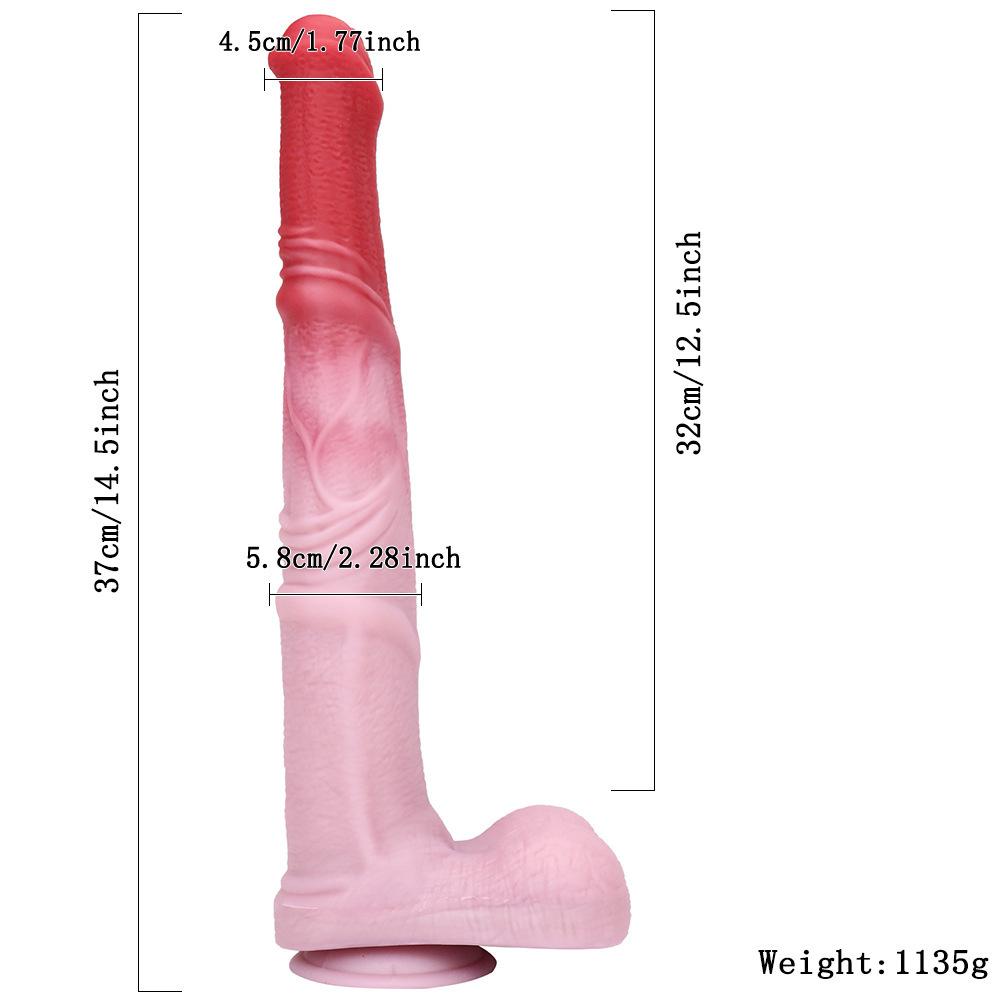 Liquid Silicone Dildo  Shaped Dildo  Male and Female Anal Plug Adult Product