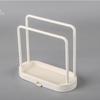 Double-Layer Kitchen Dishcloth Holder Hollow Design Countertop Rag Hanger  Under Sink