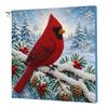 Christmas Home Decoration Faux Pearl Art Kit, DIY Snowman Painting 3D Festive Living Room Accents Xmas Scenes Crafting Project for Adults Beginners,