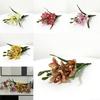 Artificial Cymbidium Faberi Rolfe Flower Home Decor Wedding Arrangement With Plastic Material For Event Use