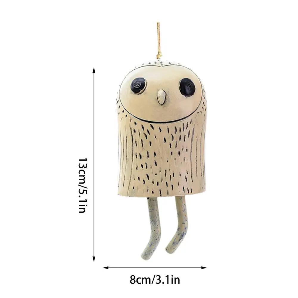 Красивые Деревенские Животные Колокольчики Ветра Украшение Комнаты Милые Колокольчики Ветряной Колокольчик Животное Смола Сад Дверь Уличный Декор Подвески