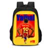 Zaino a doppio strato L-Lamin Yamal Zaino per la scuola Zaino da calcio Zaino sportivo da calcio Zaino da viaggio ad alta capacità
