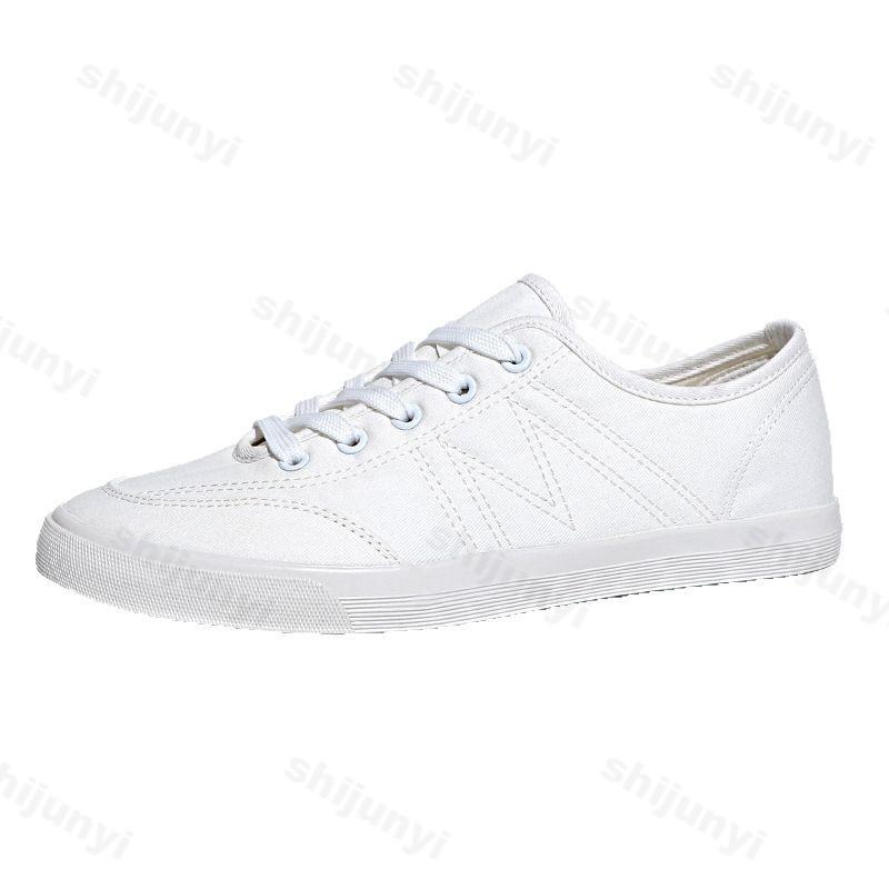 Zapatos Casuales de Hombre para Otoño Tela Cordones Planos 2025 Nuevas Zapatillas para Hombre Diseño de Lujo Zapatos de Lona Clásicos Zapatillas Hombre
