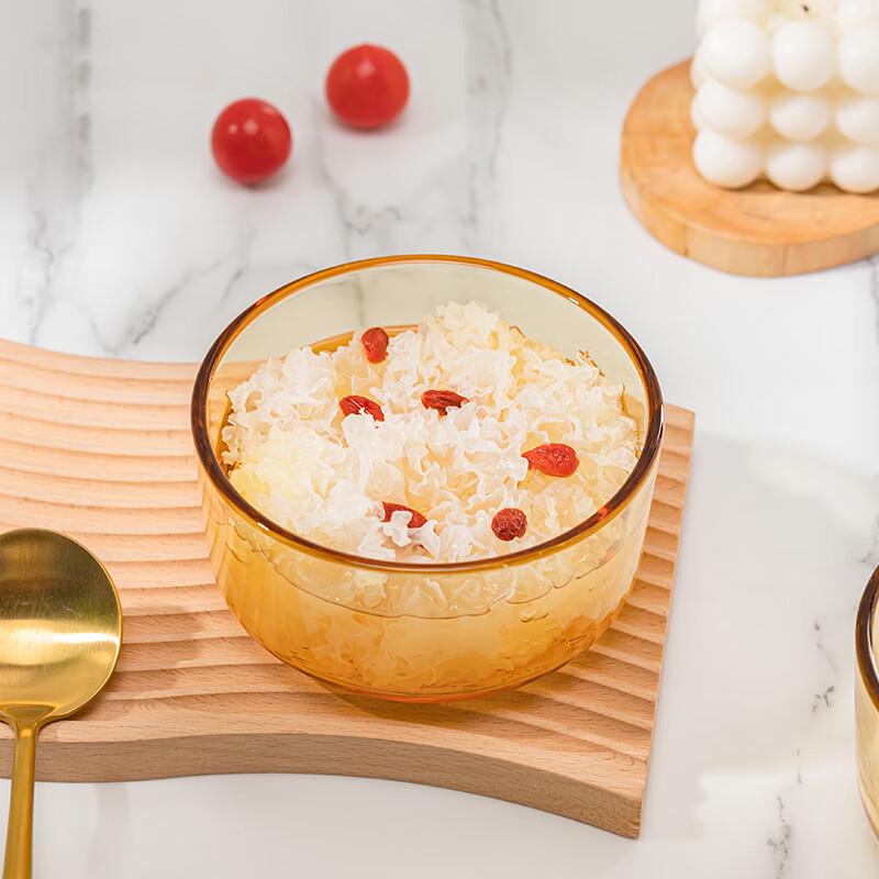 Gao Taibai Yingxue Amber Glass Bowl Set (2-piece)