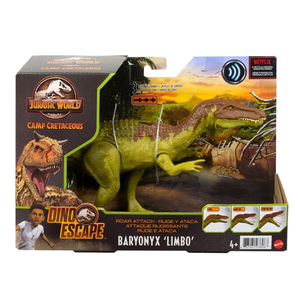 Mattel JURASSIC WORLD Actionfigur Baryonyx Jahre alt und GWD12 Braun (Limbo) [Gesamtlänge 30cm] [4 oben]