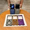 Magnetic Rotating Metal Bracket Case For Samsung Galaxy Z Flip 6 Flip5 Flip 4 3 Support Wireless Charging Shockproof Matte Cover