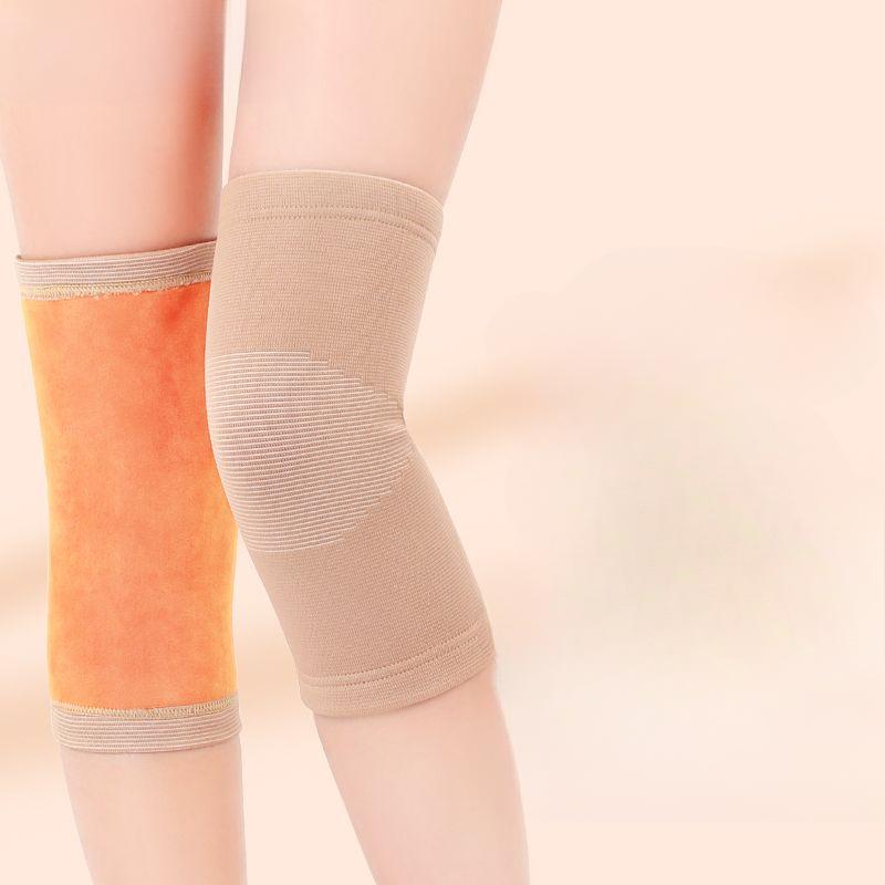 Thickened Fleece-Lined Knee Warmers Unisex Knee Joint Protection Winter Cold Resistance Leg Warmers for the Elderly
