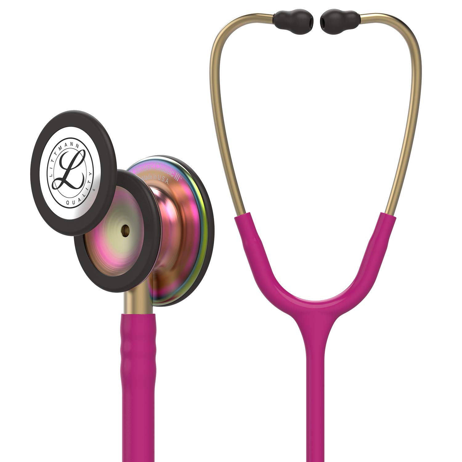 

Стетоскоп Littmann Classic III 5806 Малиновый/Золотой